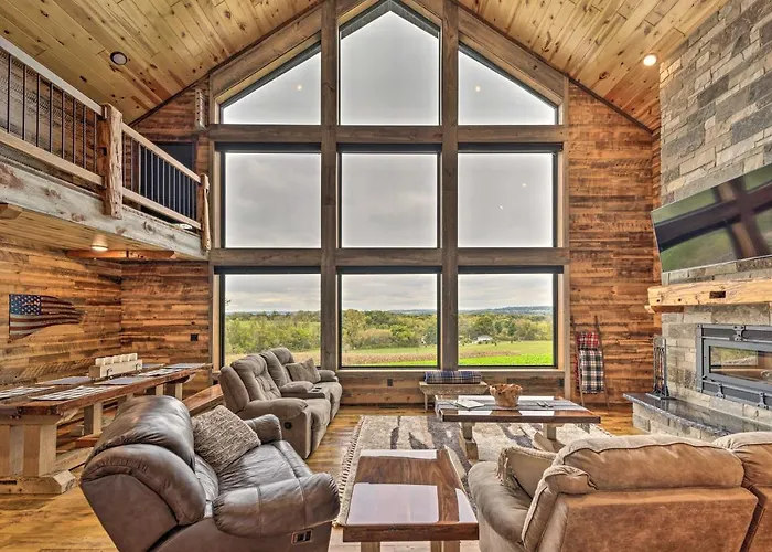 Galena Cabin W/ Wraparound Porch & Game Room!