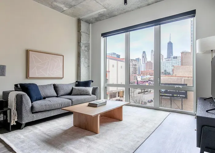 River North 1Br W Terrace Grills Yoga Studio Chi-1032