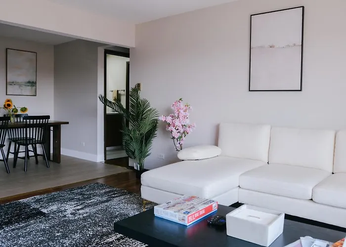 Near O'Hare • Personal Gym & Balcony • Safe Area