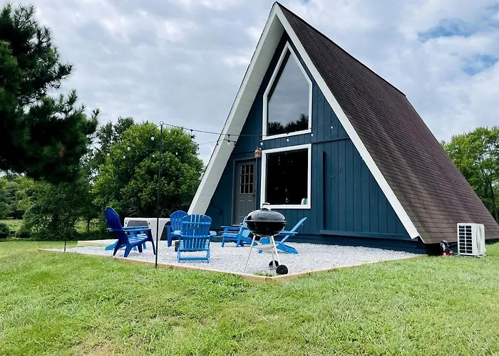 Beautiful A-Frame With Hot-Tub In Makanda, Illinois