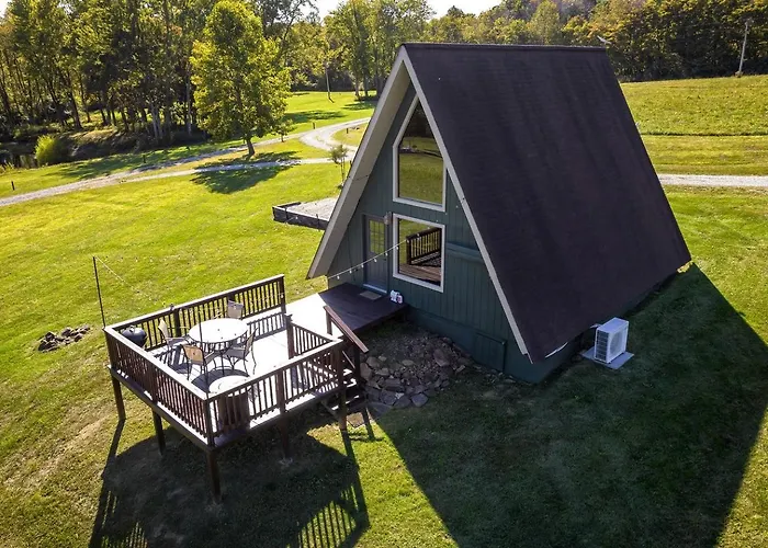 Breathtaking A-Frame With Impressive Nature Views In Carbondale, Illinois