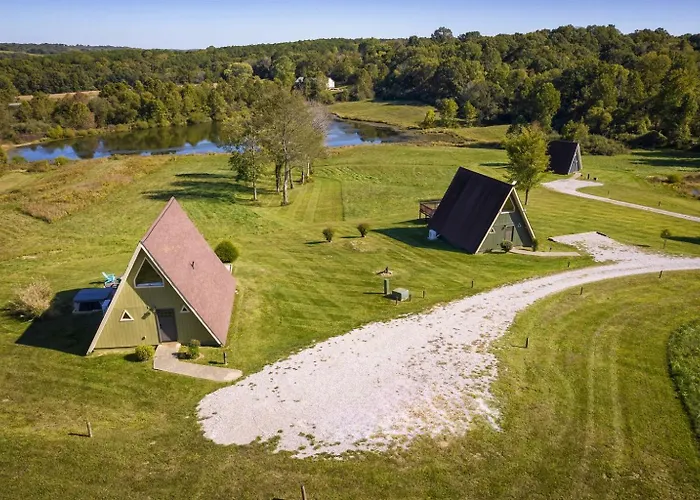 3 A-Frame Cabins W Hot Tubs Near Wine Trail