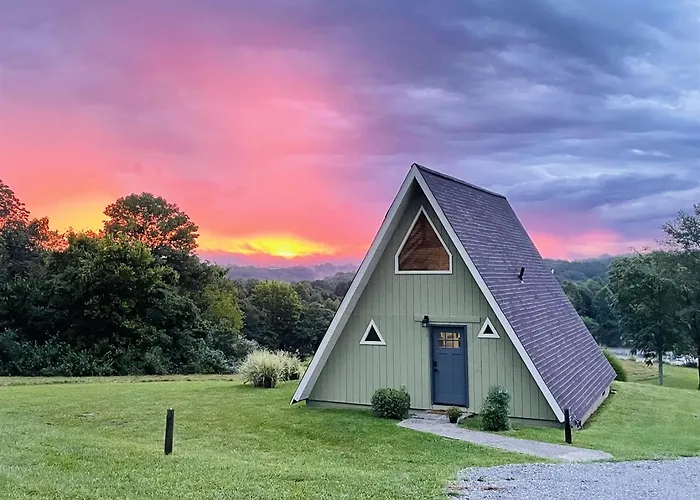 Scenic 2Br A-Frame W Hot Tub & Views