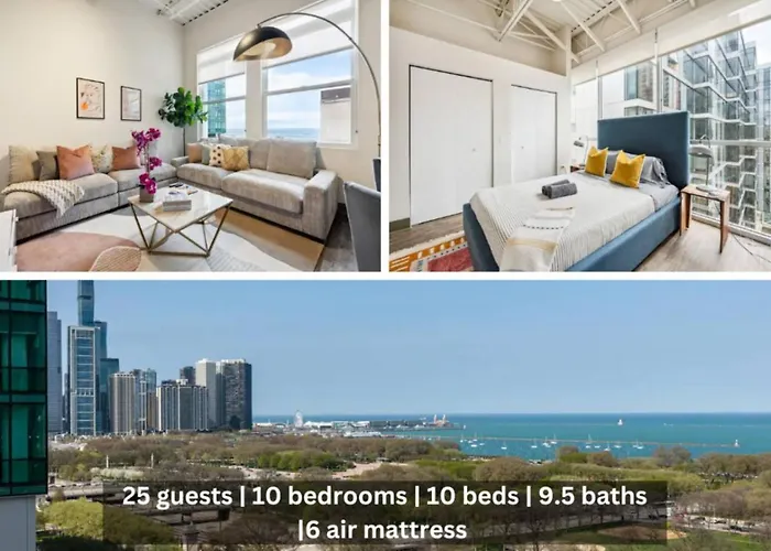 Downtown Mich Ave - 6 Penthouses, Sleep 25