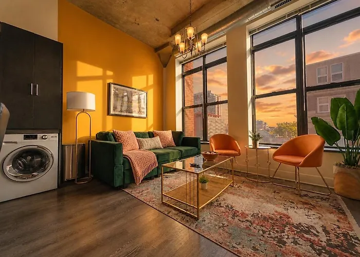 Spacious 2Br Vacation Rental With City View, Optional Parking And Gym Near Mccormick Place & Downtown Chicago Attractions