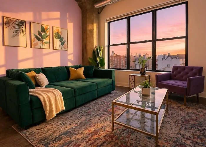 South Loop Chicago 2Br Retreat With Skyline View And Optional Parking For 8 Guests Near Mccormick Place And Soldier Field