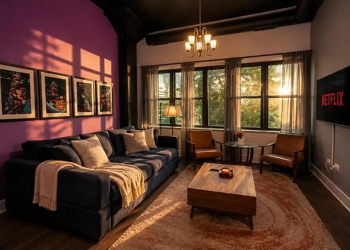 Mccormick Place Huge 2Br Cozy Loft Suite With Optional Parking Sleeps 8 Near Soldier Field And Grant Park