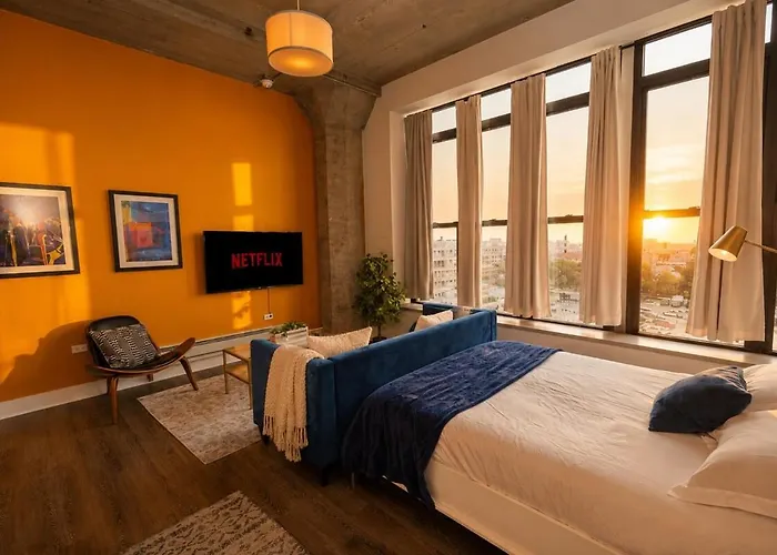 Luxury Studio Apartment With Optional Parking And Gym Access Near Mccormick Place, Chinatown And Soldier Field