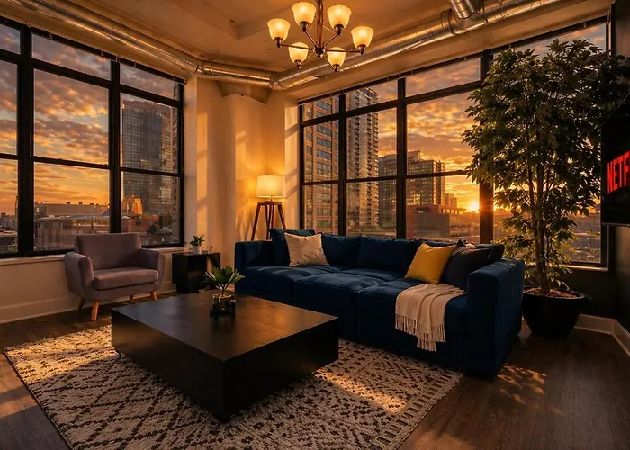 Skyline 2Br In South Loop Chicago With Optional Parking & Gym Access Near Mccormick Place, Soldier Field And Lakefront
