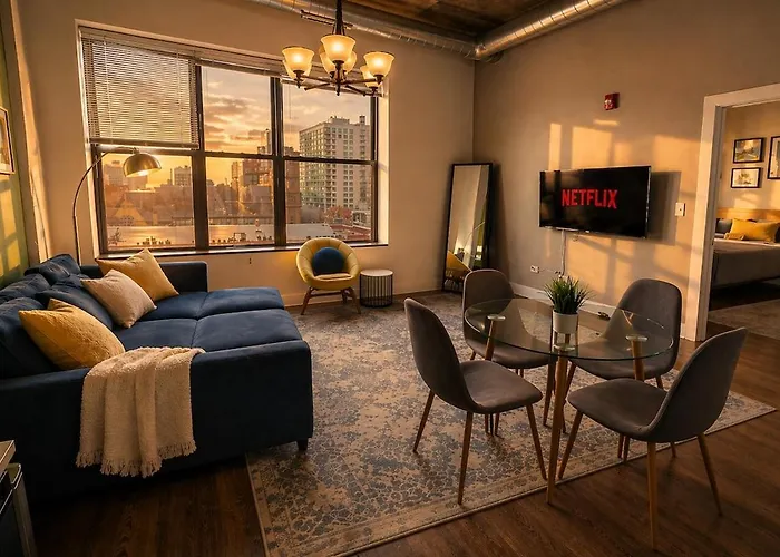 Spacious 2Br South Loop With Skyline View, Optional Parking And Gym Access Near Mccormick Place And Soldier Field