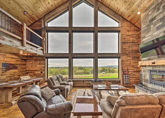 Galena Cabin W/ Wraparound Porch & Game Room!