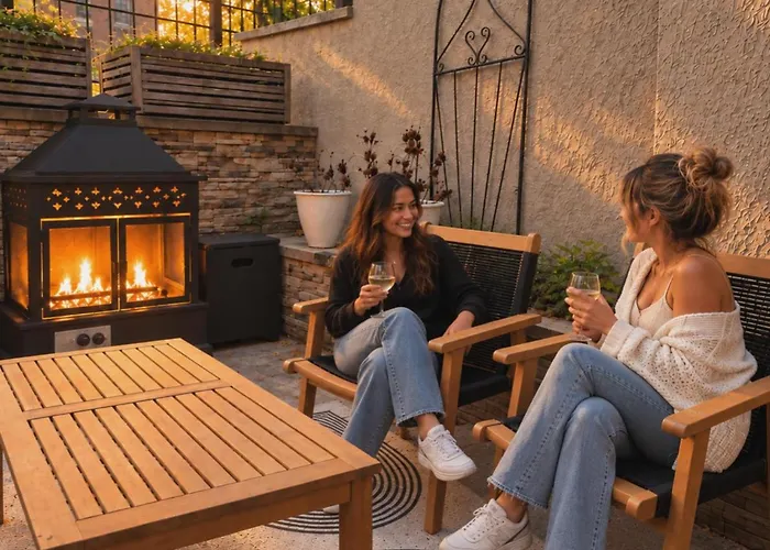 Garden Apt Private Patio Fire Pit Pets Ok